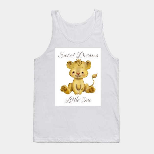 Sweet Dreams - Leopard Cub Tank Top by allthumbs